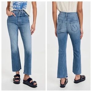 MOTHER Tripper Ankle Fray Jeans, Sz 28 in We the Animals wash. NWT